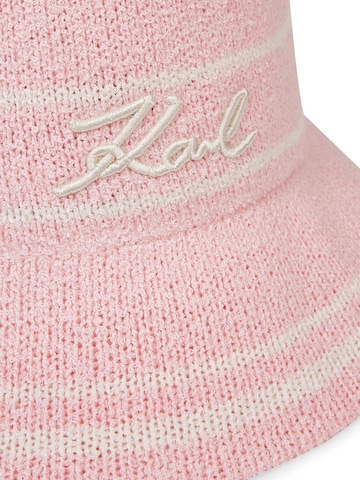 Chapeaux Karl Lagerfeld en rose