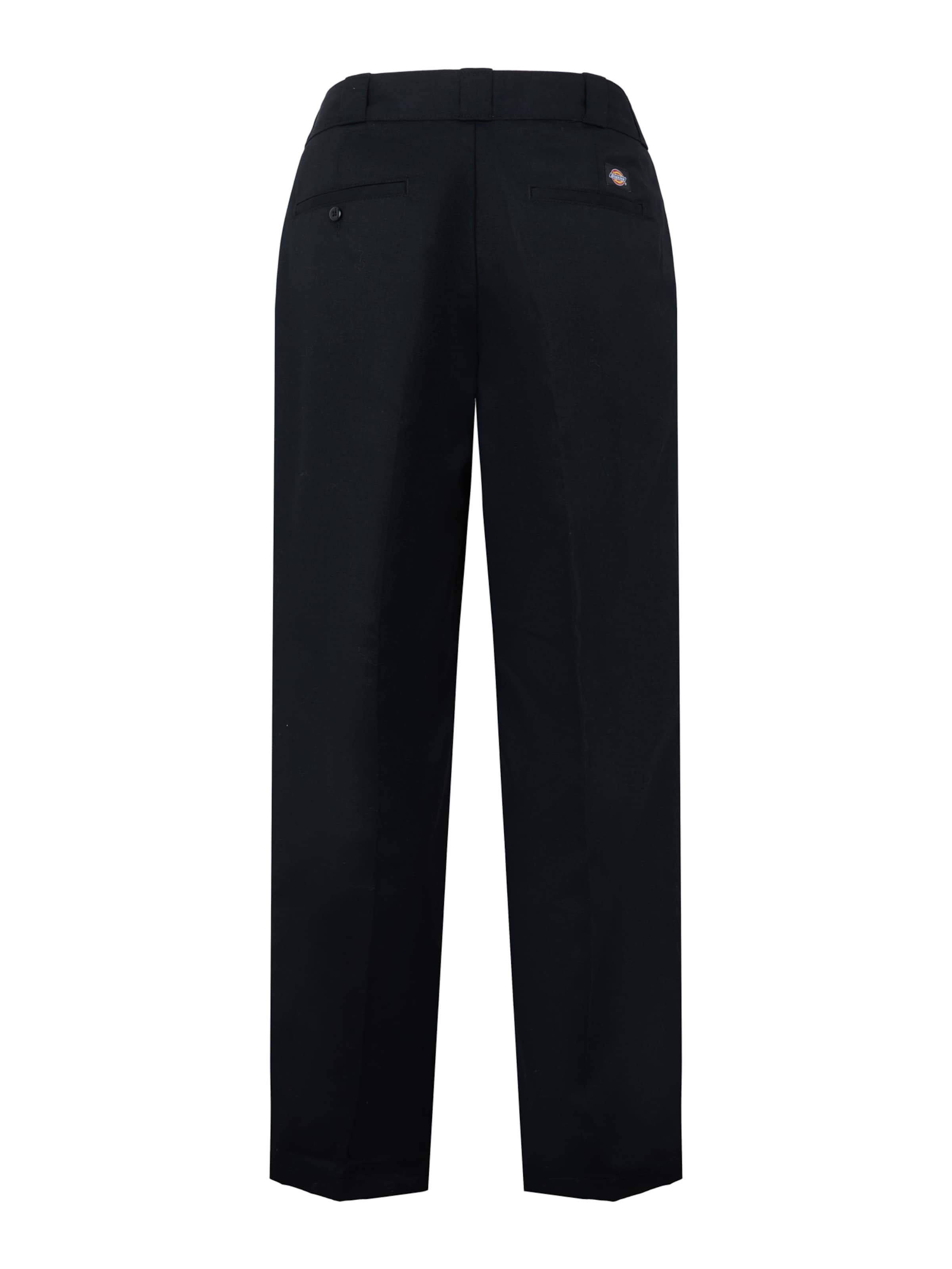 DICKIES Loosefit Παντελόνι με τσάκιση σε μαύρο