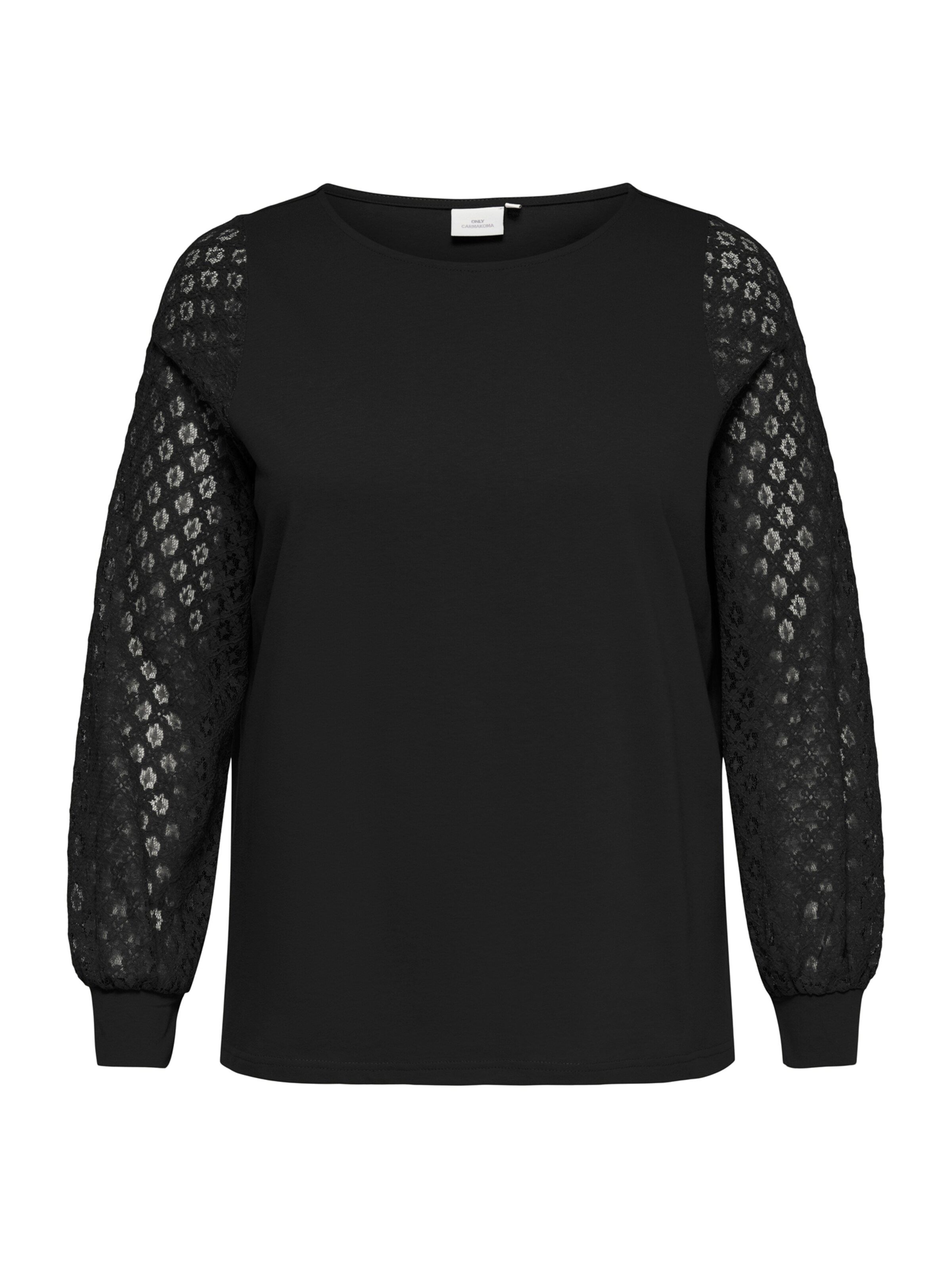 T-shirt 'CAREFFA' ONLY Carmakoma en noir : devant