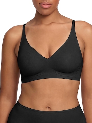Push-up Soutien-gorge 'Comfort Push-Up BH' cfab (formerly creamy fabrics) en noir : devant