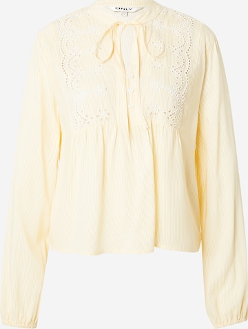 ONLY Bluza 'ONLLENNYO' | rumena barva: sprednja stran