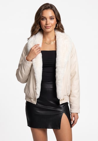 Veste mi-saison faina en blanc : devant