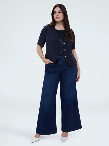 T-shirt Fiorella Rubino en bleu