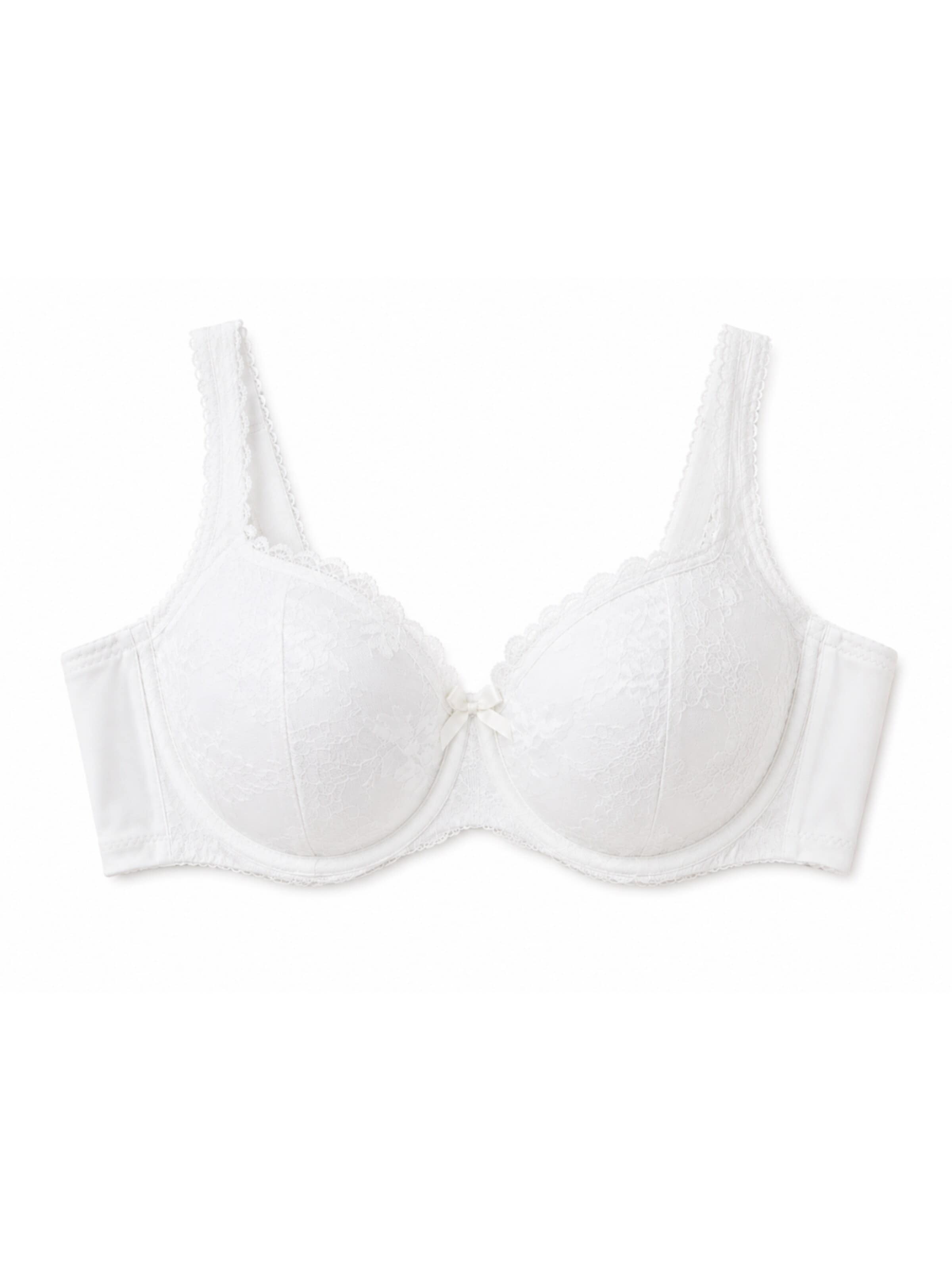 MILENKA Push-up Bra in White: front