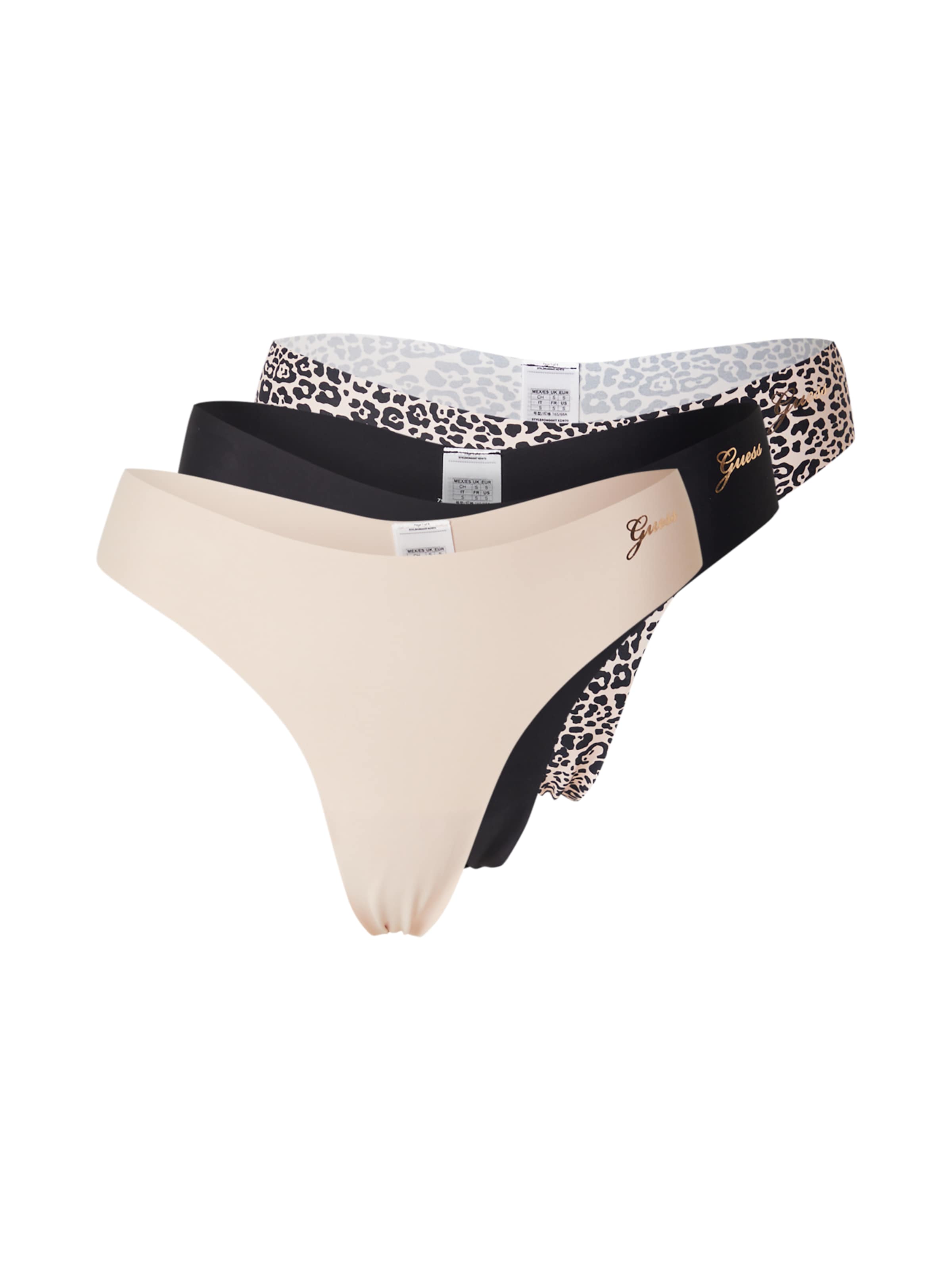 GUESS Tanga – hnědá: přední strana