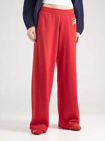 HOLLISTER Baggy Штаны 'SUGAR GLITTER' в Красный: спереди