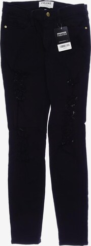 Frame Denim Jeans 25 in Schwarz: predná strana