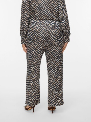 Vero Moda Curve Regular Trousers 'VMCVINA' in Black