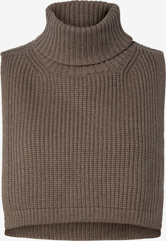 Écharpe 'JANNI' PIECES en gris : devant