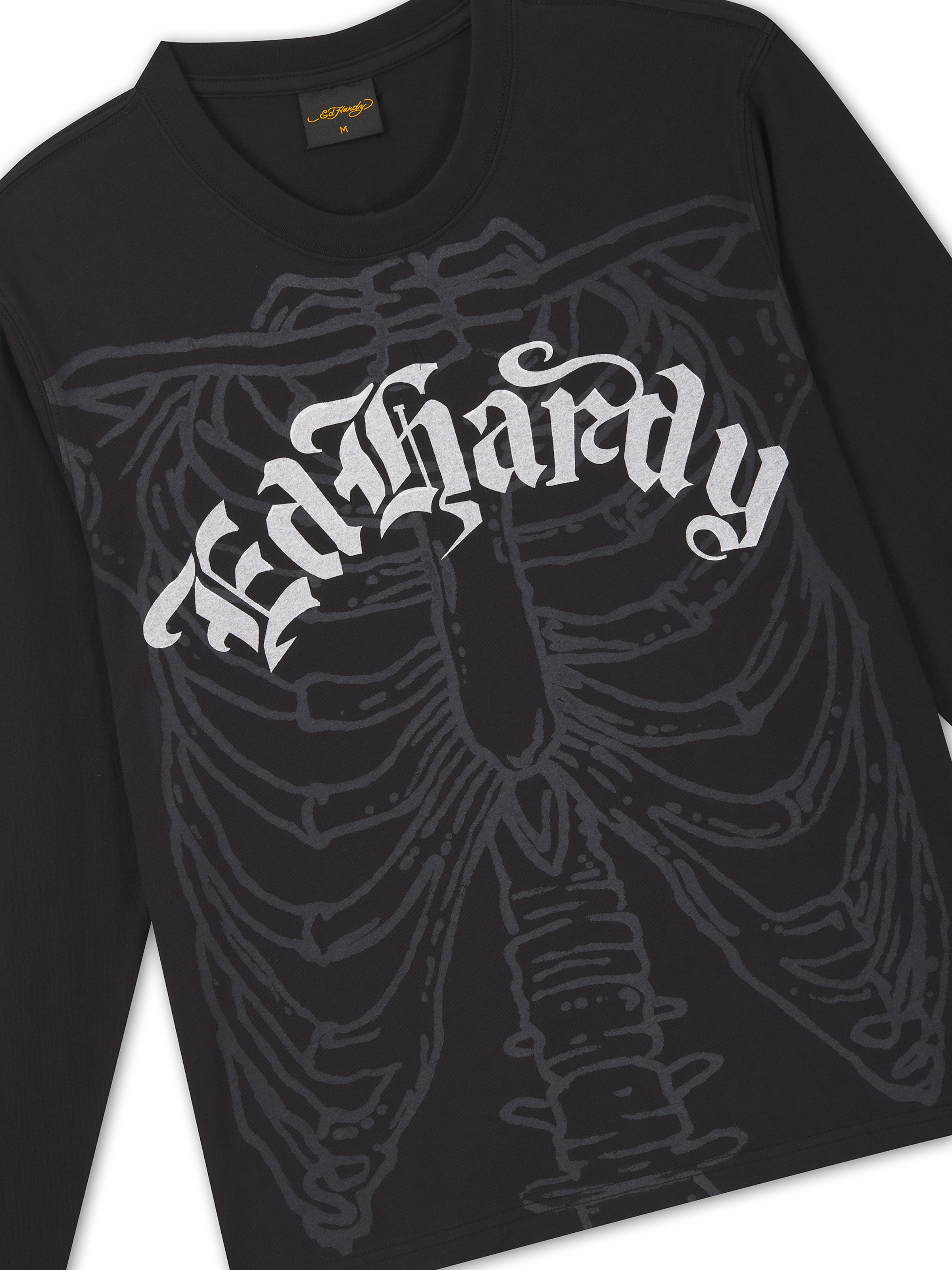 Ed Hardy Tričko – černá: vrchní strana
