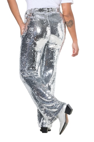 Angel of Style Flared Trousers in Silver