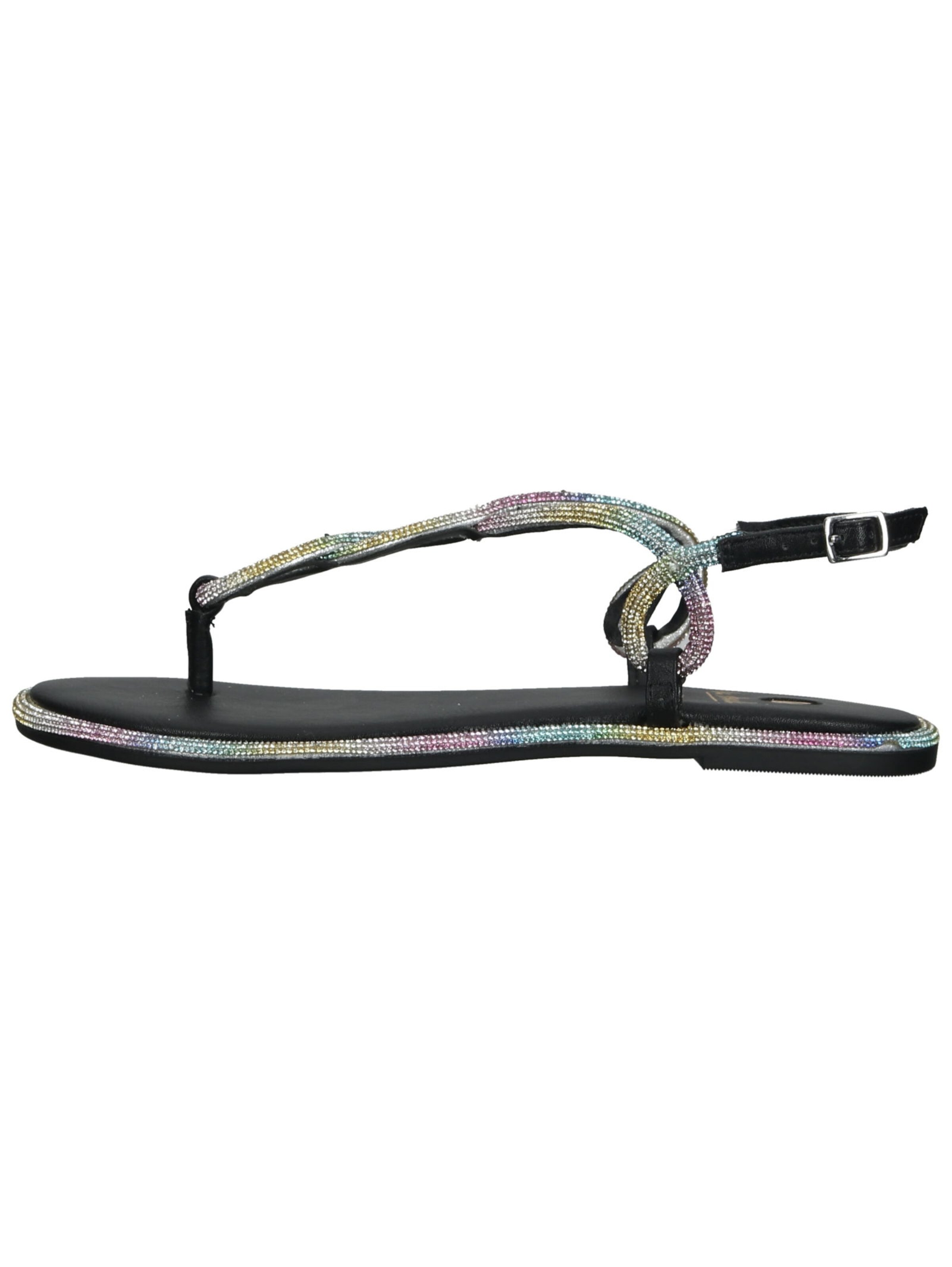 Tongs LA STRADA en noir