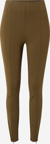 minimum Skinny Leggings 'Linosa' in Groen: voorkant