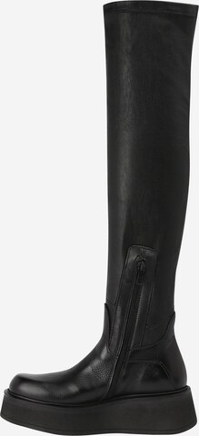 MJUS - Overknees 'MANET' em preto