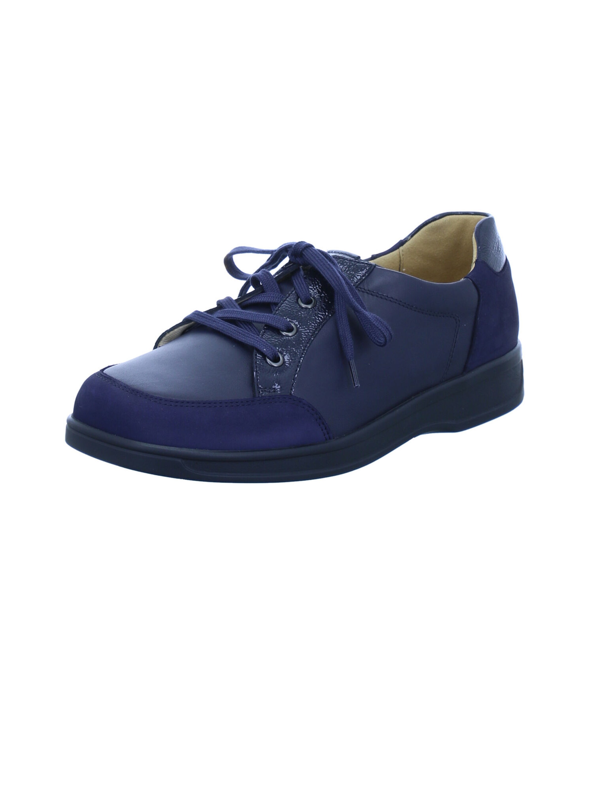 Ganter Schnürschuh in Blau: Vorderseite