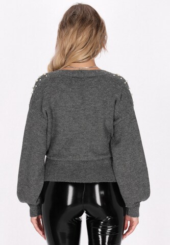 faina Knit cardigan in Grey