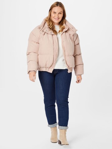 Missguided Plus Přechodná bunda – pink