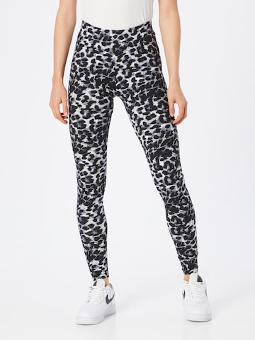 Urban Classics Skinny Leggings in Zwart: voorkant