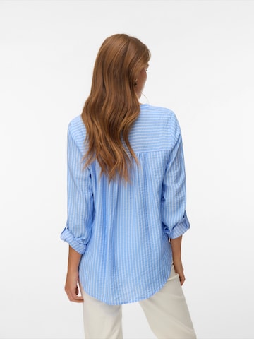 VERO MODA Bluzka 'VMKAJA' w kolorze niebieski