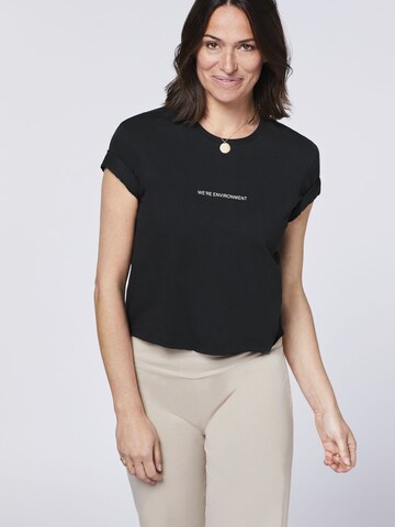 Detto Fatto Unisex T-Shirt ' mit QR-Code-Print ' in Schwarz