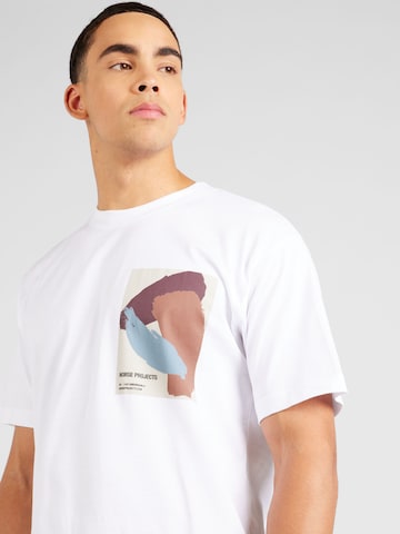 NORSE PROJECTS T-shirt 'Simon' i vit