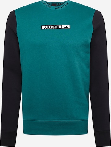 HOLLISTER Sweatshirt 'EMEA' in Green: front