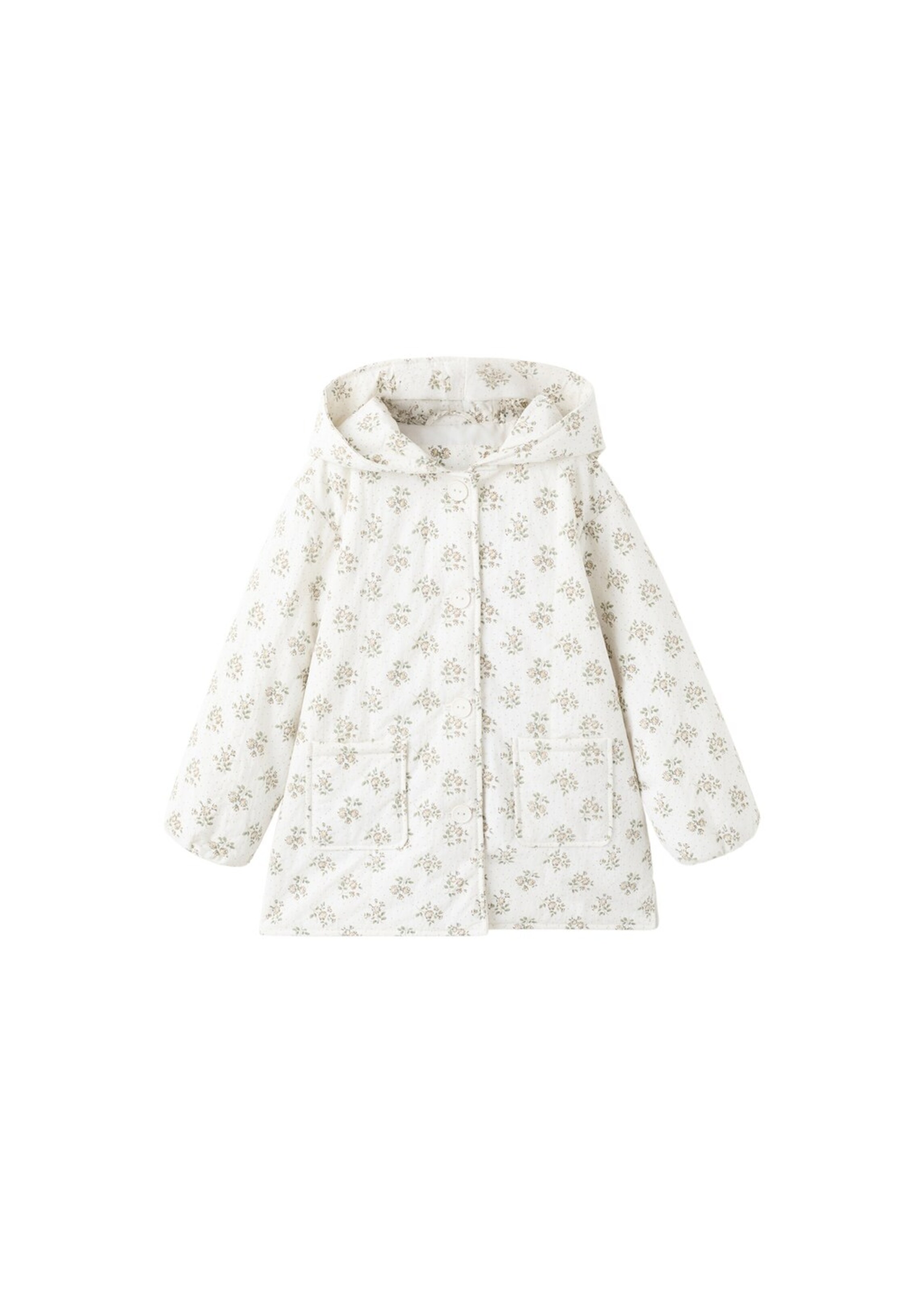 MANGO KIDS Between-Season Jacket in White: front