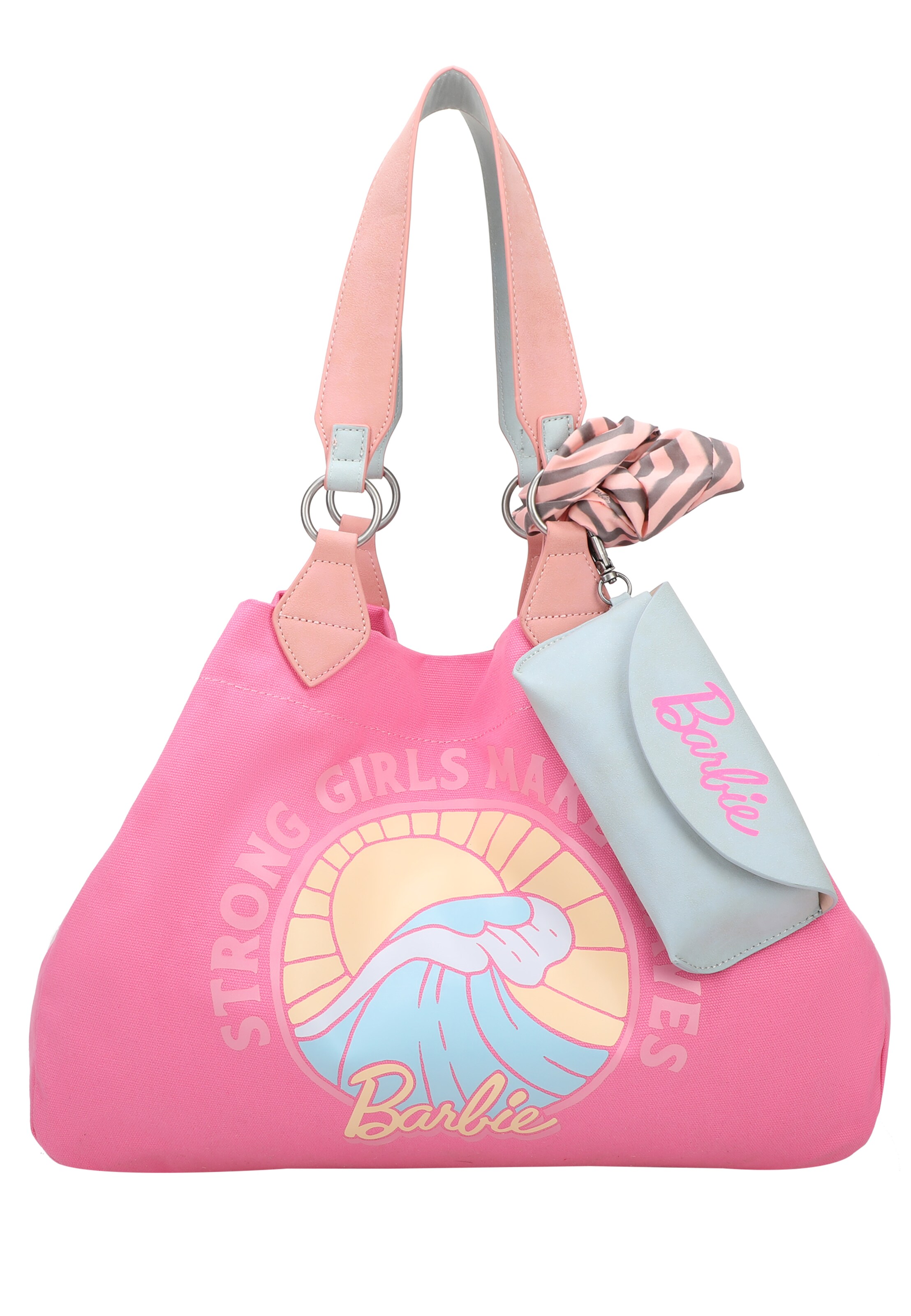 Fritzi aus Preußen Shopper 'Izzy Medium Big Wave Limited Barbie' in Pink: Vorderseite