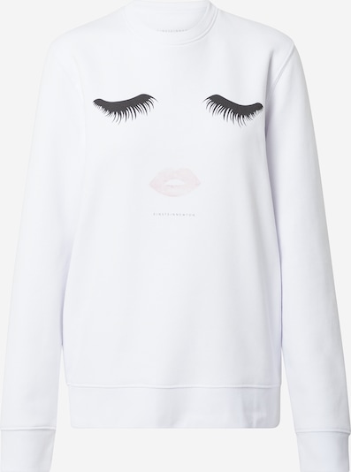 EINSTEIN & NEWTON Sweater majica 'Lashes' u puder roza / crna / bijela, Pregled proizvoda