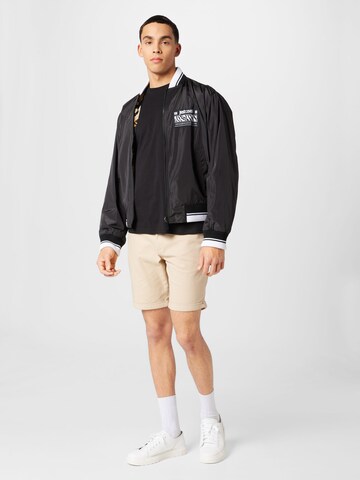 JACK & JONES regular Lærredsbukser 'Fury' i beige