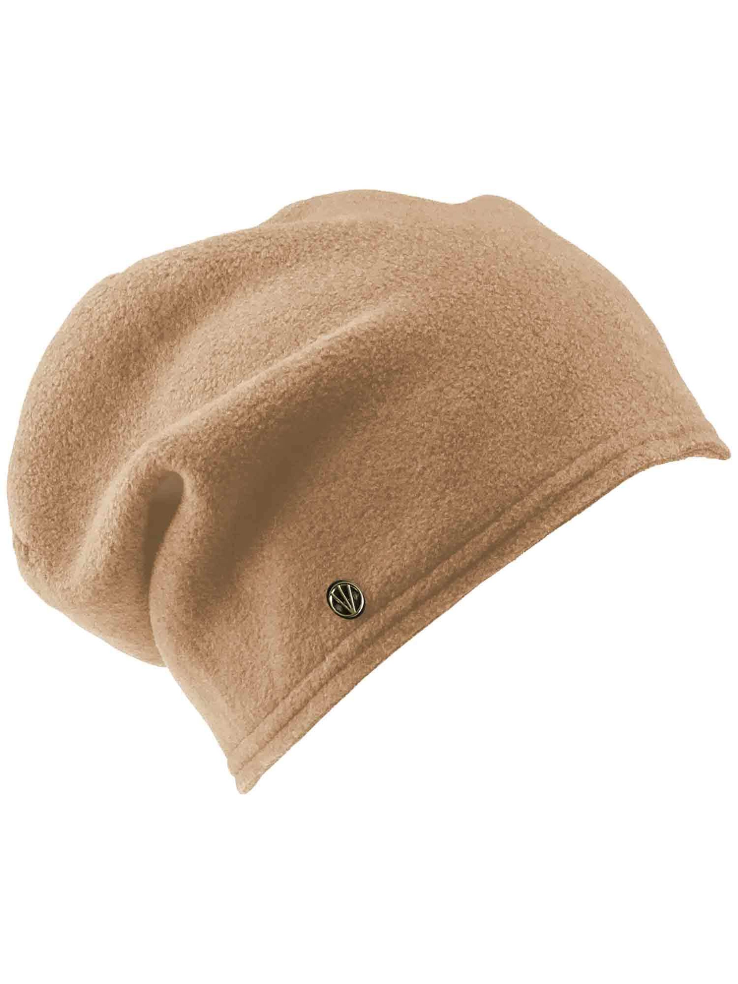LOEVENICH Beanie in Beige: front