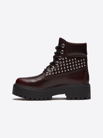Bottines à lacets TIMBERLAND en violet