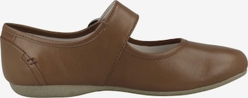 JOSEF SEIBEL Ballet Flats with Strap 'Fiona 40' in Brown