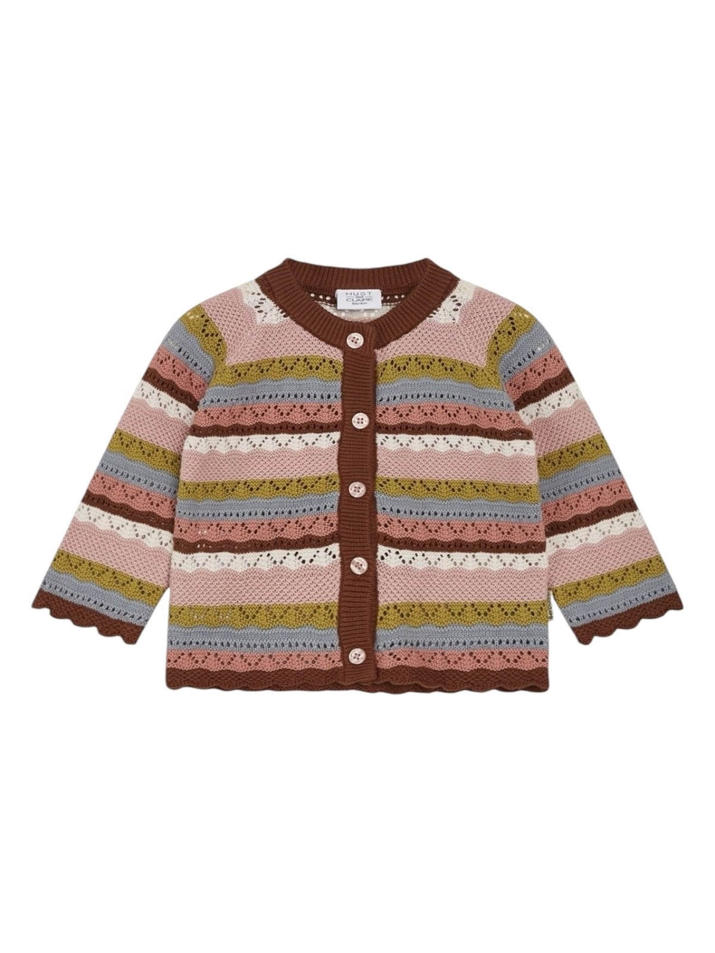 Hust & Claire Knit Cardigan 'HCCarren' in Mixed colors: front