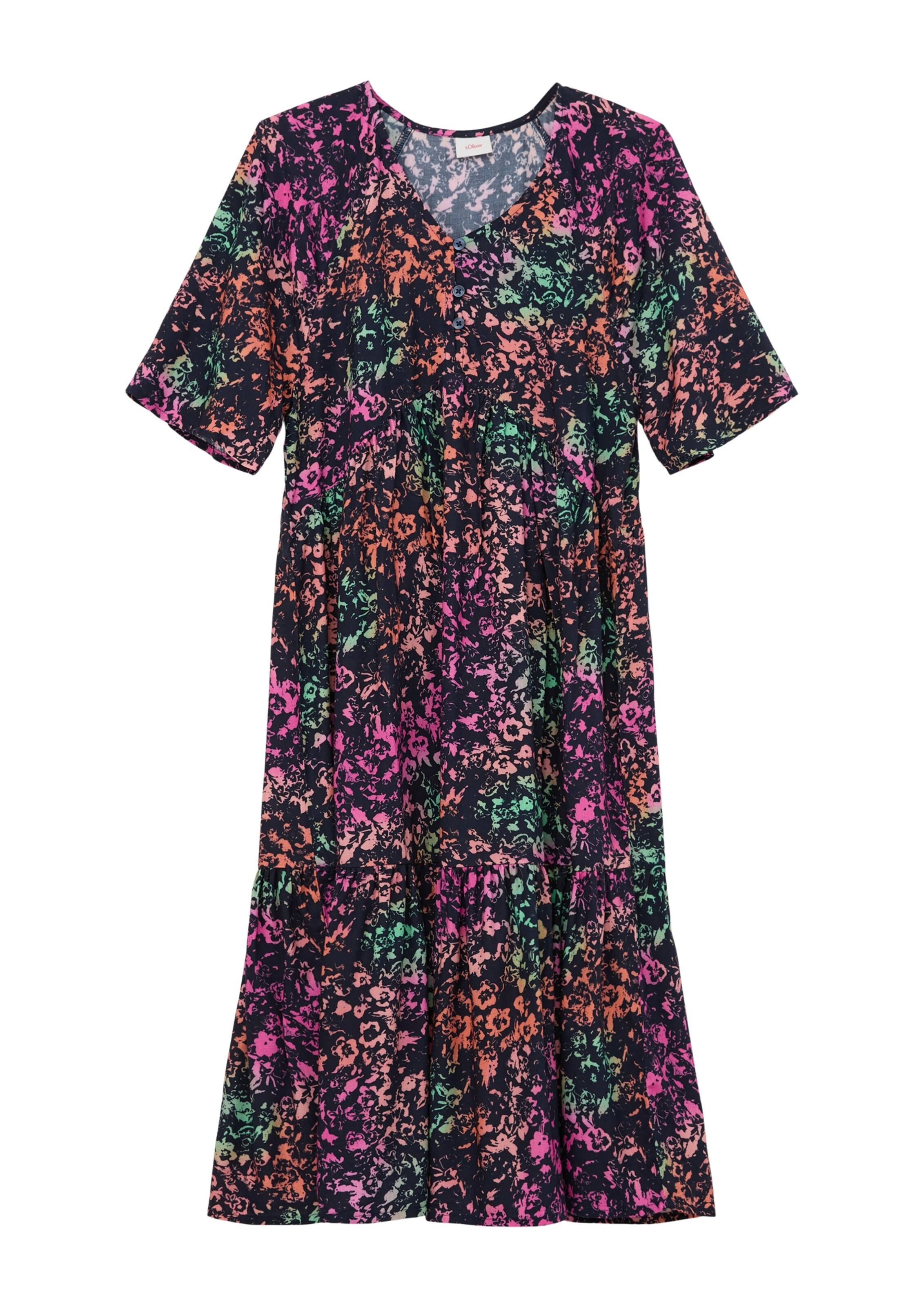 s.Oliver Kleid in Blau: Vorderseite