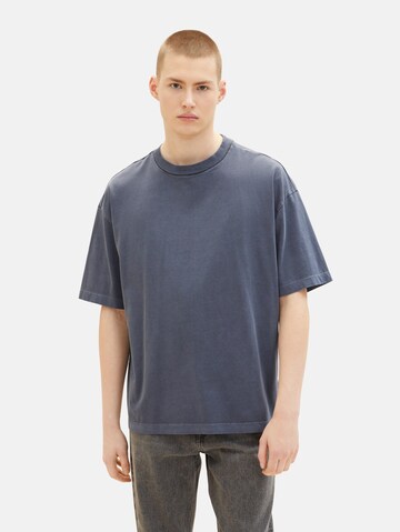 TOM TAILOR DENIM Shirt in Blue: front