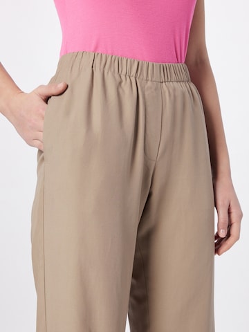 Samsøe Samsøe Loose fit Pants 'Hoys' in Brown