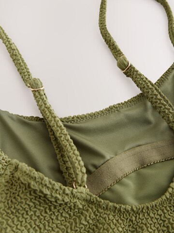 self. Bralette Swimsuit in Green