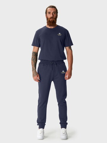 Oldskull Tapered Hose 'Samurai' in Blau