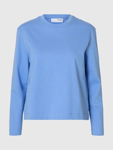 SELECTED FEMME Shirt 'SLFEssential' in Blauw: voorkant