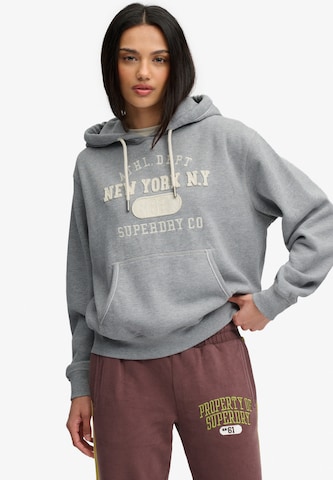 Superdry & Co Sweatshirt 'Essential' in Grijs: voorkant