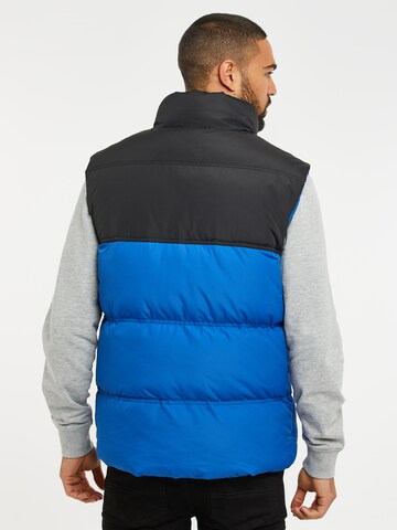 Threadbare Vest 'Gilet Lethame' in Blue