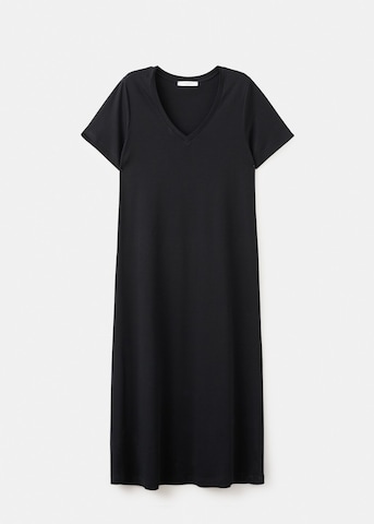 MANGO Nachthemd 'Mawi' in Schwarz