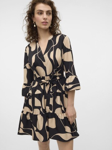 VERO MODA Blusenkleid in Schwarz