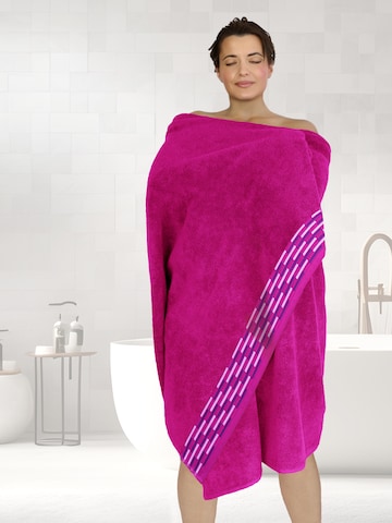 Lashuma Handtuch 'Lugano'‌‌‌‌‌‌‌‌‌‌ in Pink: Vorderseite
