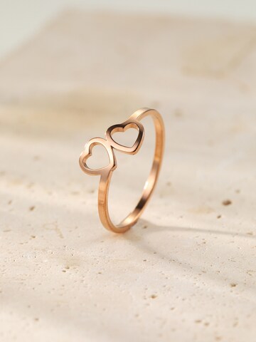 Hey Happiness Ring 'Connected Hearts'‌‌ in Gold