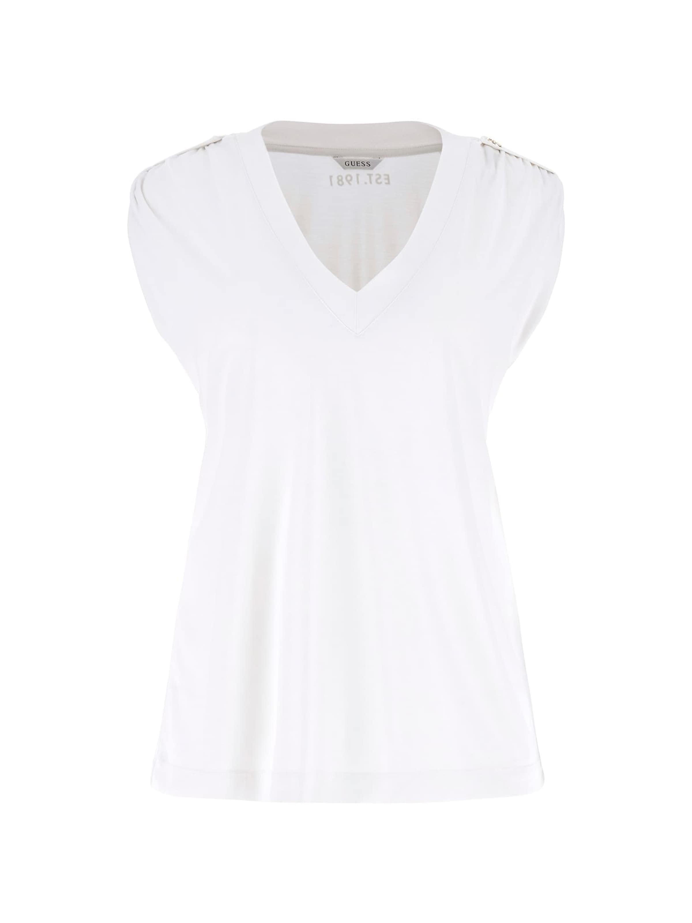 GUESS Top in White: front