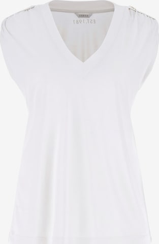 GUESS Top in White: front