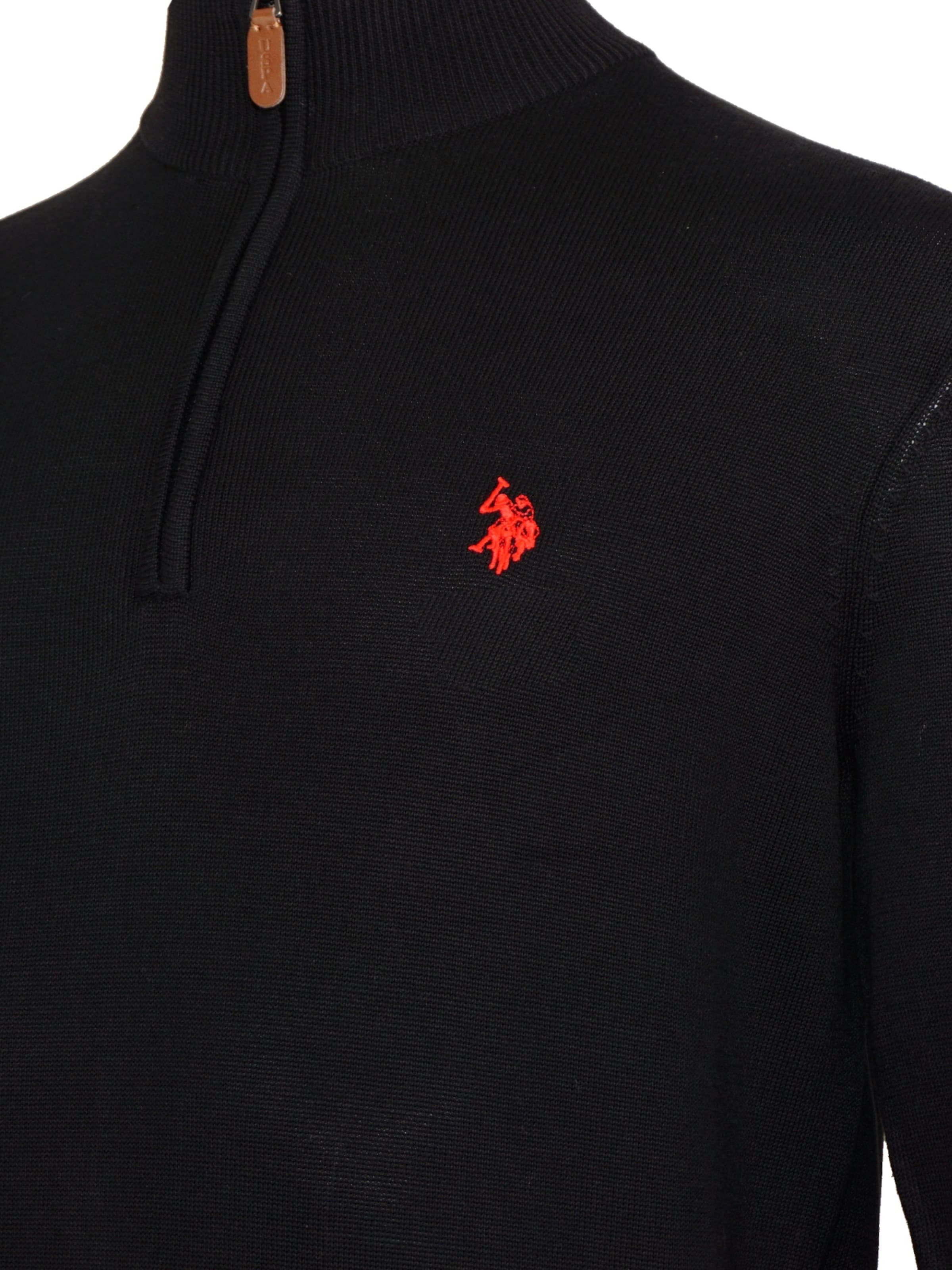 U.S. POLO ASSN. Trui in Zwart