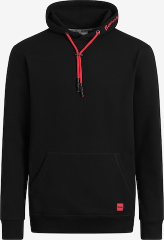 BENCH Athletic Sweatshirt 'Stats' in Black: front